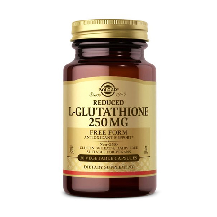 L-Глутатіон Solgar Reduced L-Glutathione 250 мг, 30 капсул